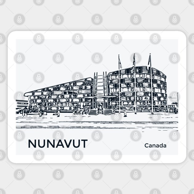 Nunavut Canada Sticker by Lakeric